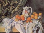 Paul Cezanne Still life with Drapery USA oil painting artist